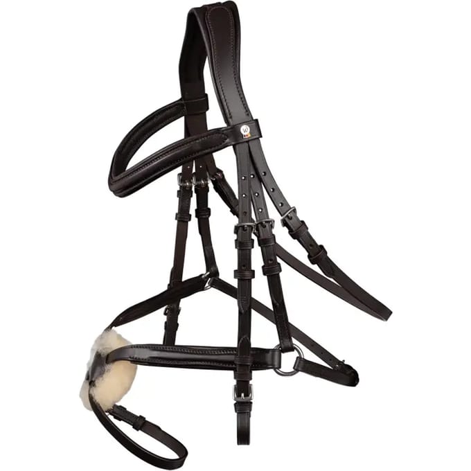 Anatomische kruisneusriem hoofdstel Waldhausen X-Line