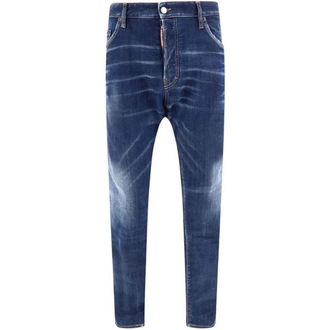 Dsquared2 Marineblauwe Skaterjeans