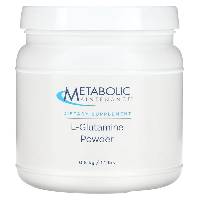 Metabolic Maintenance, Poudre de L-Glutamine, 1,1 lb (0,5 kg)