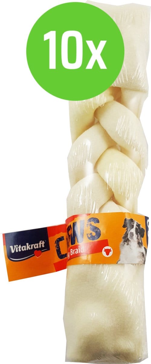 Vitakraft Chewing braid 8" - hondensnack - 10 Verpakkingen