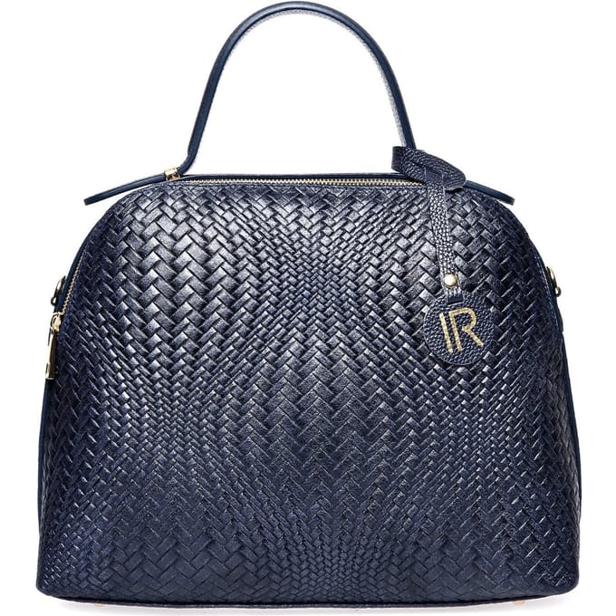 Isabella Rhea Blauw Rundleer Tas