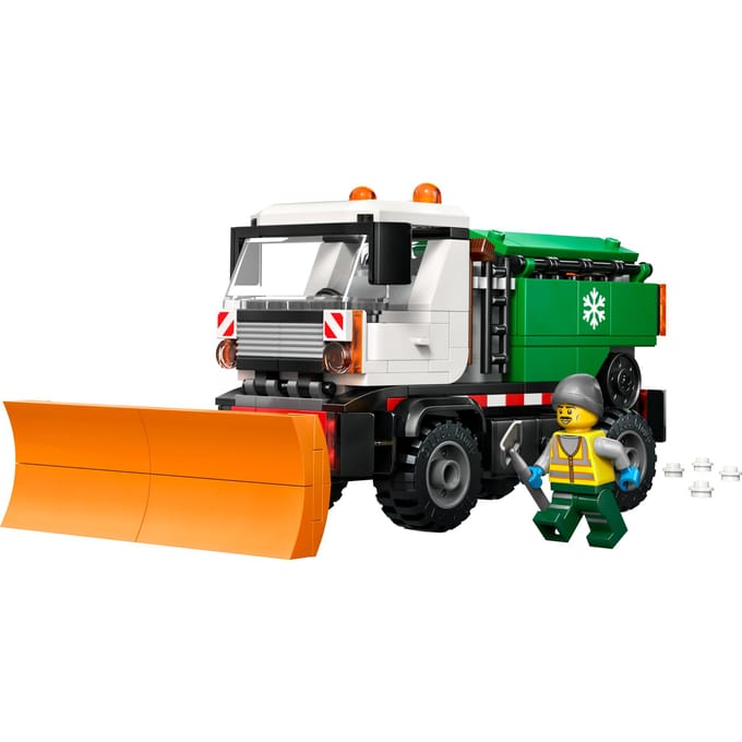 LEGO City Sneeuwploeg 60490 Bouwset voor Kinderen om Een Realistische Ploeg met Lichten en Kabels te Bouwen