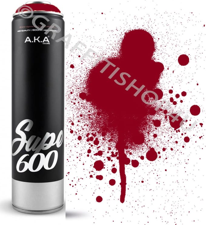 AKA Spuitbus 600ml Hoge Druk LENIN Red