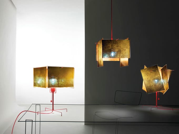 Ingo Maurer - 24 Karat Blau - goud