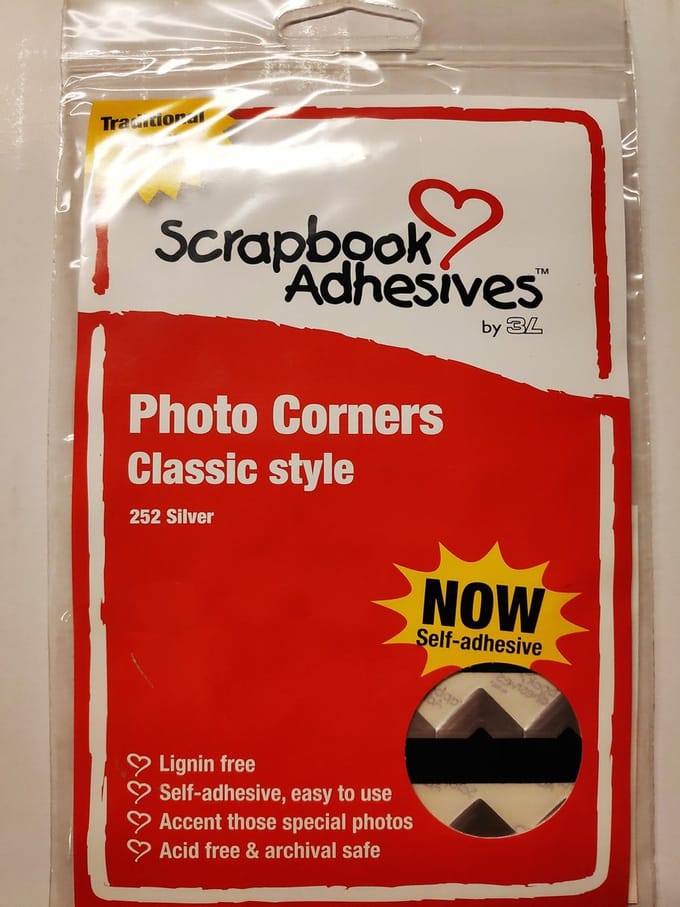 3L Fotohoekjes Zilver 252 Stuks