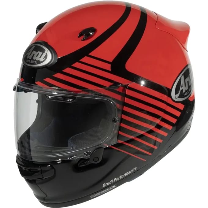 Volle motorhelm Arai Quantic - Flight Red
