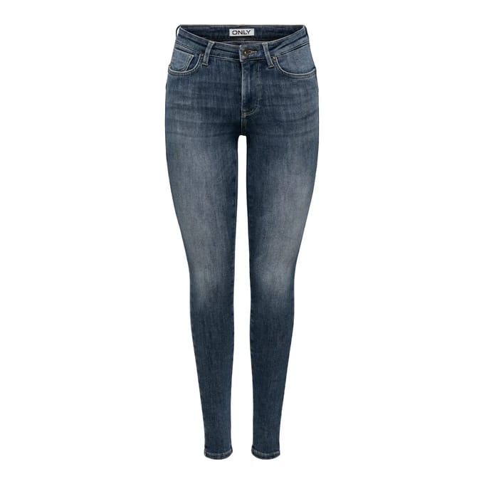 ONLY - ONLPOWER MID SKIN PUSHUP DNM REA167 NOOS - Meisjes - Jeans