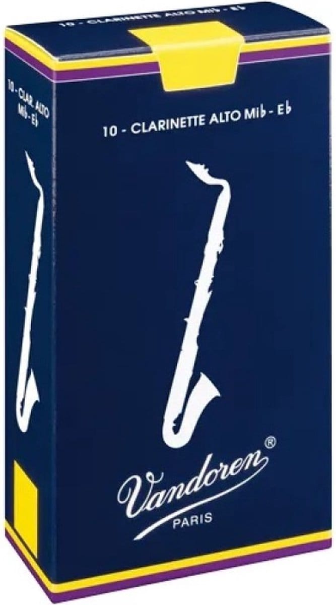 Vandoren Alt Klarinet Rieten Traditional 3.0 - 10 Stuks Verpakking