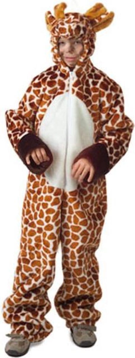Carnaval kostuum  Giraffe pluche en capuchon kind