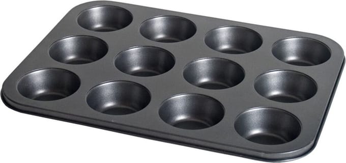Gerimport Bakvorm - muffins/ cupcakes maken - voor 12x stuks - 35 x 26 cm
