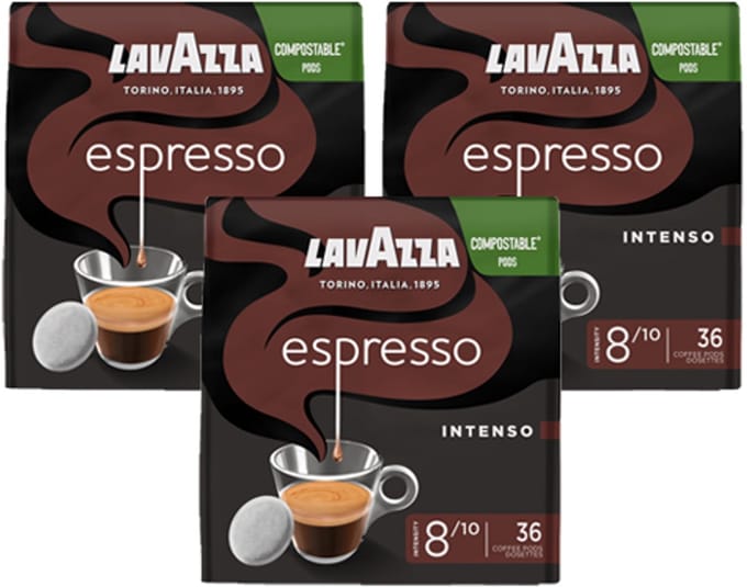 Lavazza - Espresso Intenso - 3x 36 pads