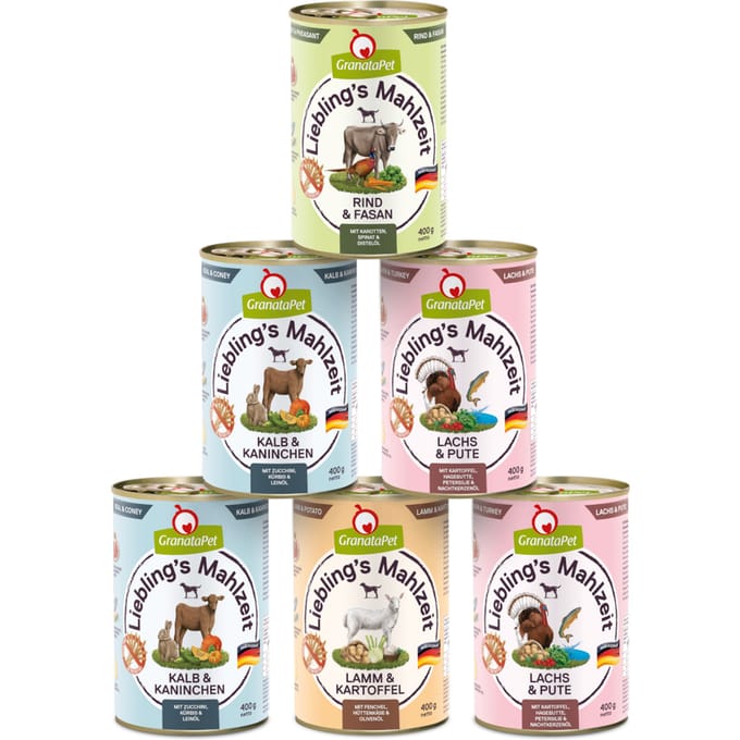 12x400g GranataPet Lievelings Maaltijd Hondenvoer