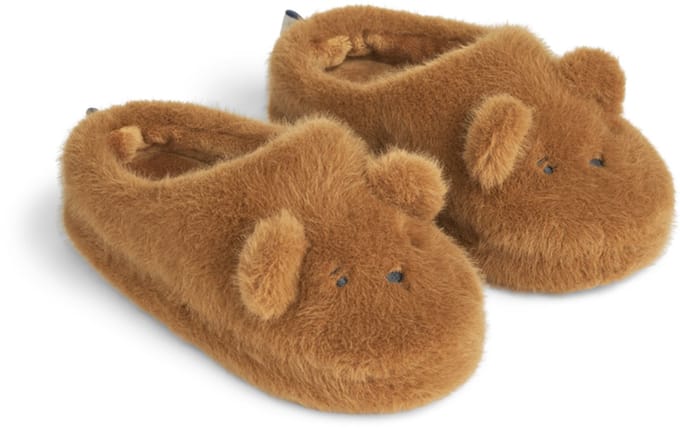 Liewood Aviaja Bear Slippers Golden caramel - maat 30/31