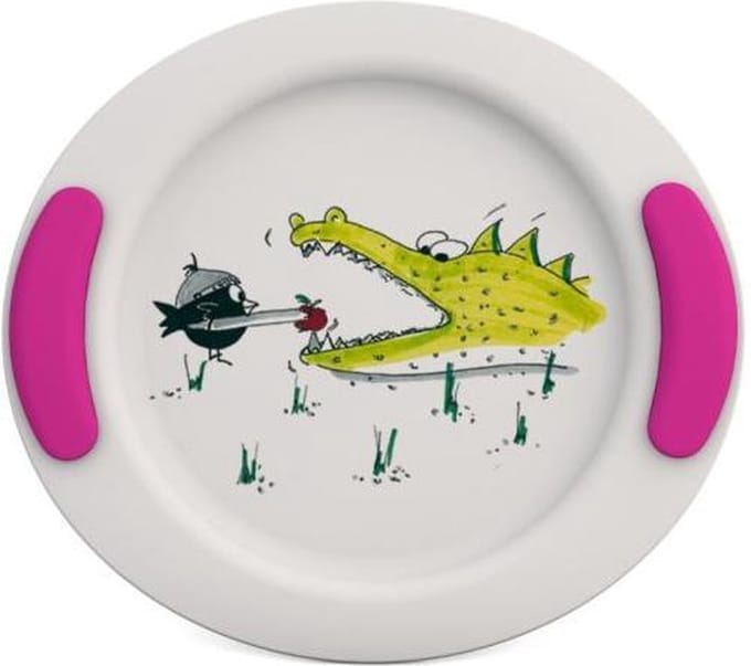 Kinderbord Krokodil - Roze