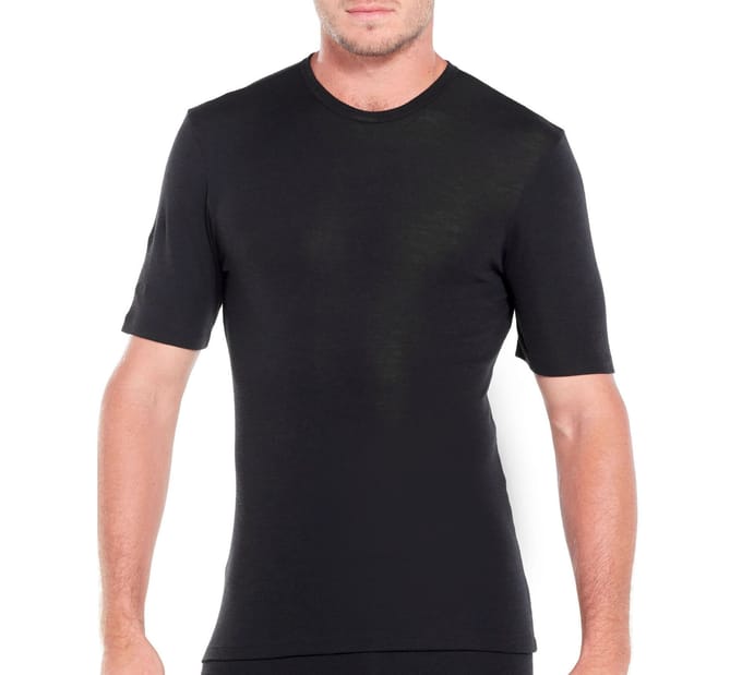 Icebreaker 175 Everyday SS Crewe Heren Thermoshirt - Black - M