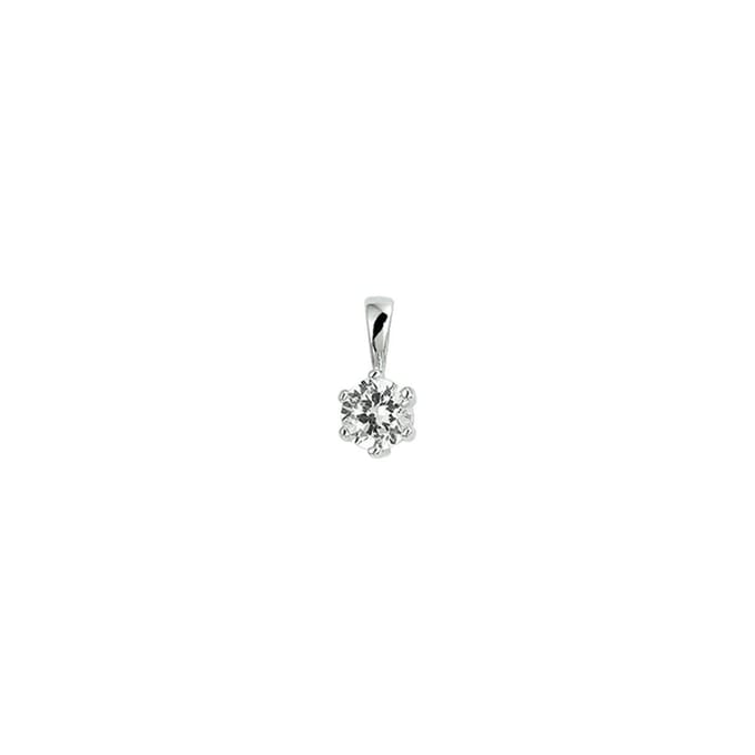 Zilveren Hanger met zirkonia - 1322996