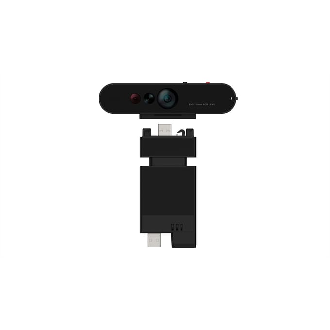 Lenovo ThinkVision MC60 (S) webcam 1920 x 1080 Pixels USB 2.0 Zwart