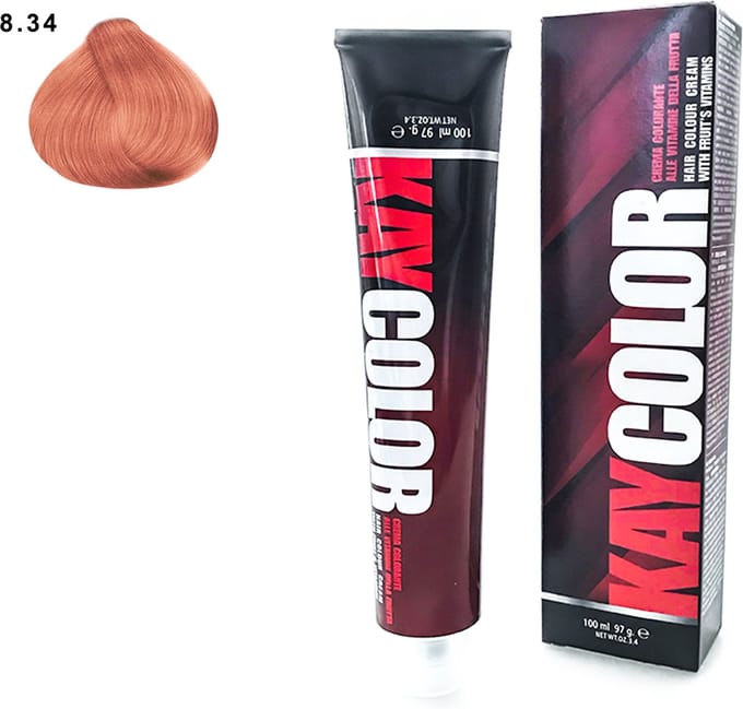 Kay Color - Kay Color Hair Color Cream 100 ml - 8.34