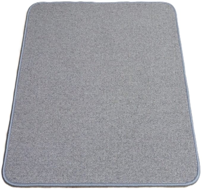 PRIMA - Wollen Vloerkleed - Diva - Deurmat - grijs - beige - 70x90cm