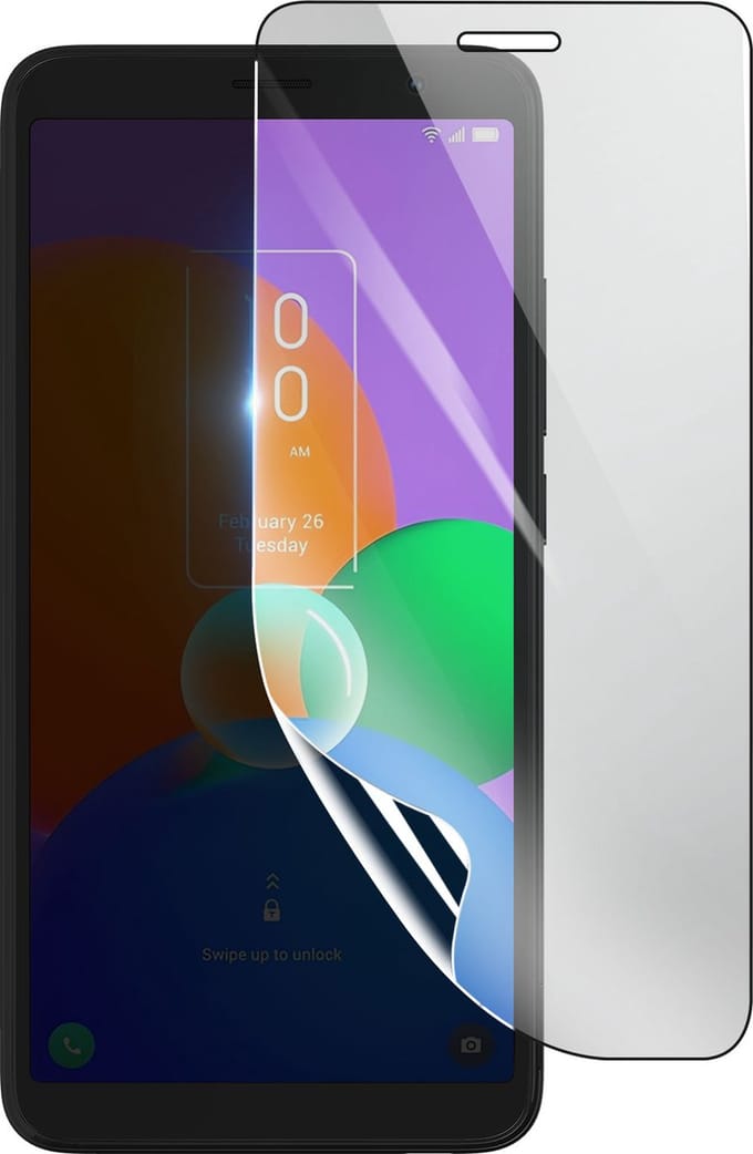 3mk, Geschikt voor TCL 403, Schokbestendige Hydrogel Screenprotector, Transparant