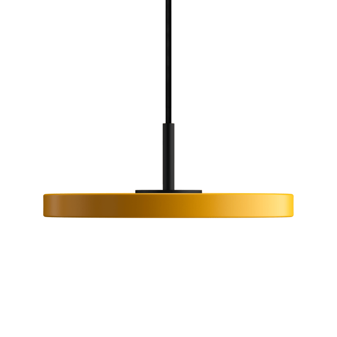 Umage Asteria Micro Hanglamp Met Dimmer Saffraan Geel/ Zwart Top