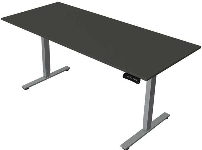 Zit-sta bureau Move New Base – Elektrisch bureau – 160 x 80 cm – Antraciet