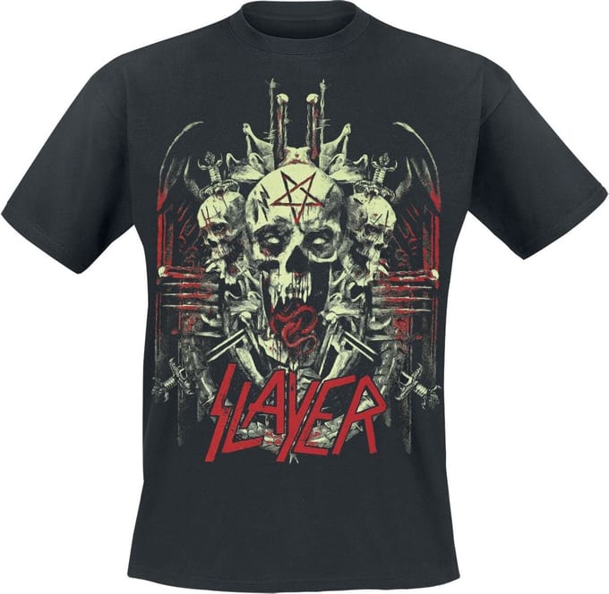 Slayer Demonic Glow Heren T-shirt - zwart - S