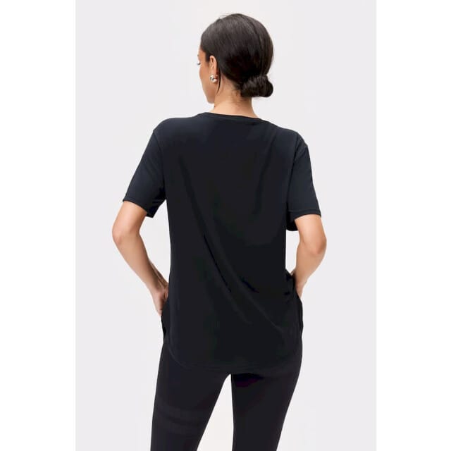 STRONGER - Relaxed T-shirt - Training t-shirt korte mouw dames - Zwart