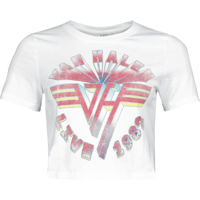 Van Halen T-shirt - Live '82 - M tot XL - voor Vrouwen - wit