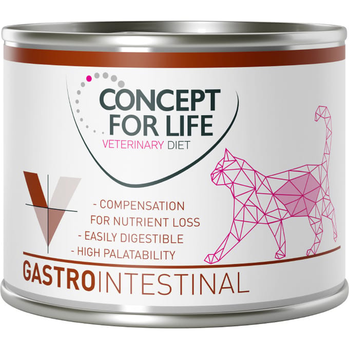 12x200g Gastro Intestinal Concept for Life Veterinary Diet Kattenvoer