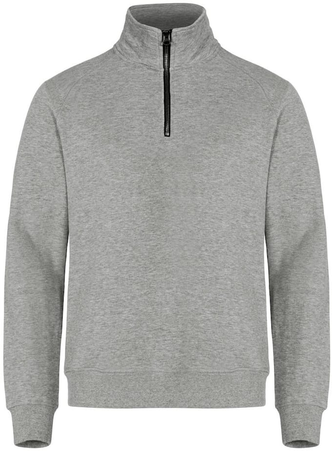 Clique Classic Half Zip 021043 - Grijsmelange - M