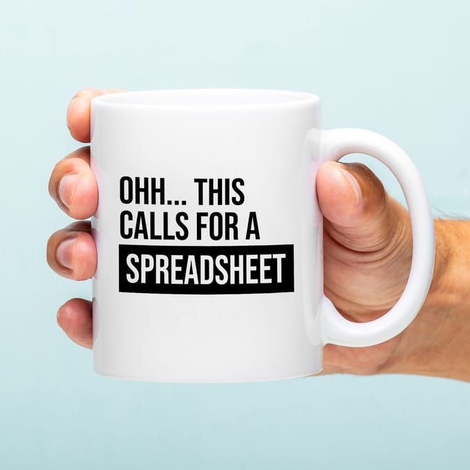 Mok Ohh... This Calls For A Spreadsheet van Ditverzinjeniet.nl
