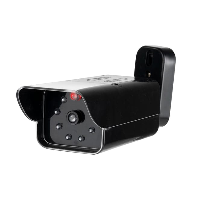 Dummy beveiligingscamera met knipperend LED voor binnen en buiten.