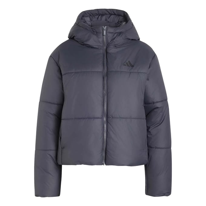 Adidas Essentials Highloft Insulated Puffer Jassen Dames - Grijs - Maat M (38-40) - Poly Mesh