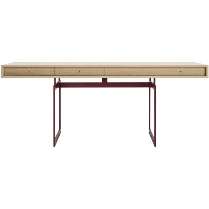 Karakter Office Desk Bureau - rood - eiken