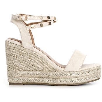 Sandalen met sleehak Café Noir C1XA9003