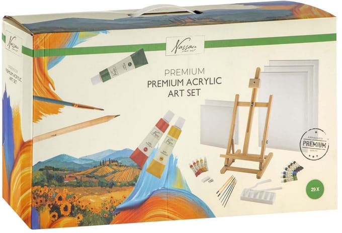 Creative Craft Group acrylverf schilderen set - 28-delig schilderpakket.