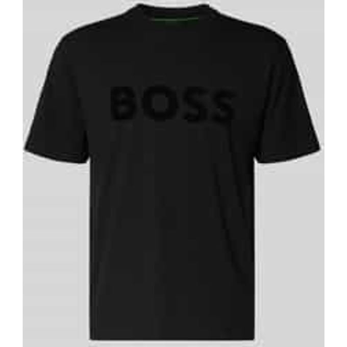 Regular fit T-shirt van katoenmix model 'ICONIC'