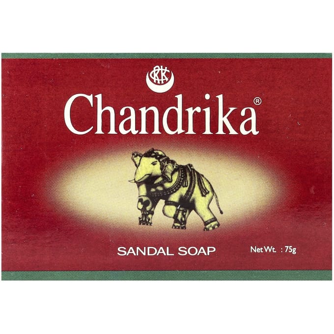 Savon Chandrika au Bois de Santal, 75G beige