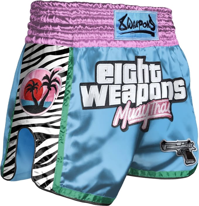 8 WEAPONS Kickboks Muay Thai Shorts Miami Thai