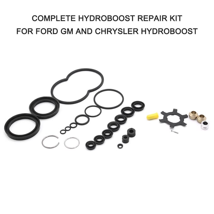 GM 2771004 Hydroboost reparatieset Hydro-Boost afdichtingsreparatieset Exacte kopie voor remsysteem zwart