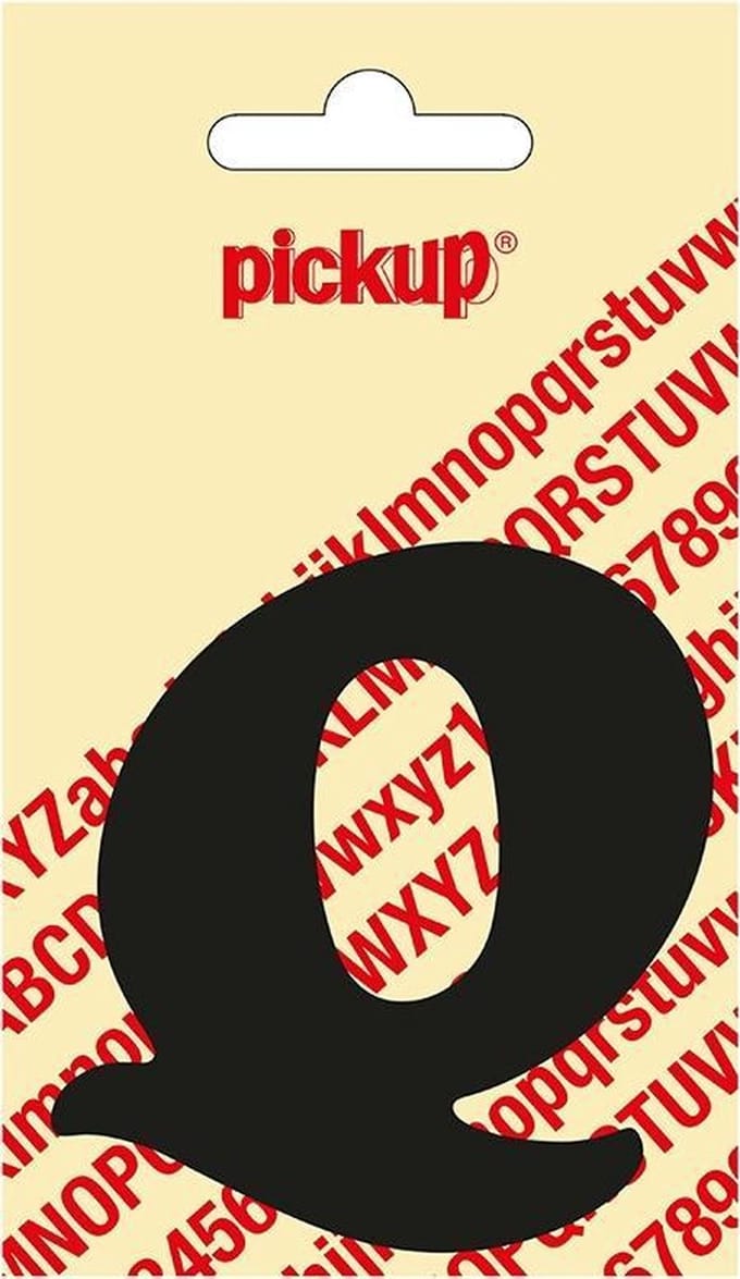 Pickup plakletter CooperBlack 60 mm - zwart Q