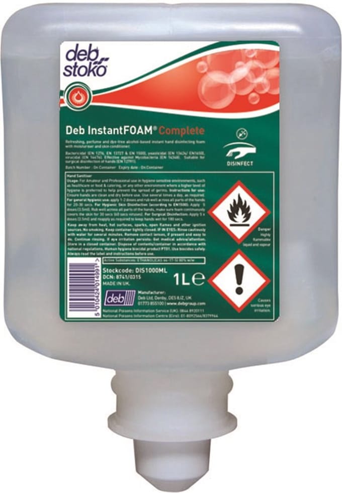 DEB - Instant Foam Desinfectie - 6 x 1 liter