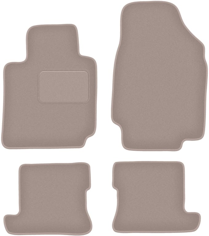 Beige veloursmatten voor: Nissan Micra K12 CC cabrio (2003-2010)