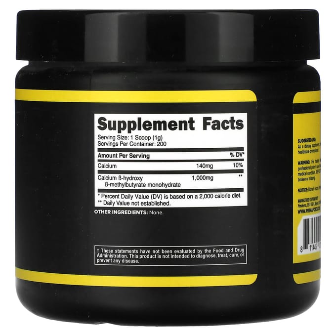 Primaforce, HMB, ongeparfumeerd, 7,1 oz (200 gram)