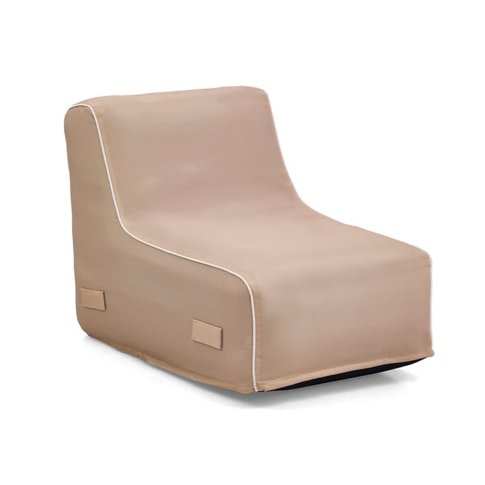 Luchtstoel / zitzak Sitzolo Air incl. voetpomp beige hjh LIVING