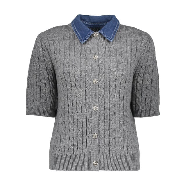 Geisha Pullover grey melange