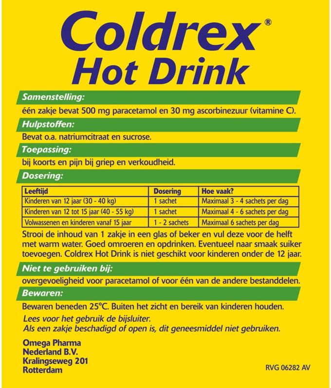 Coldrex Hot Drink - 2 x 10 sachets