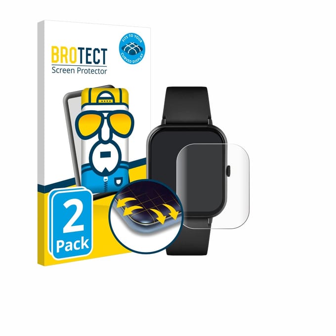 BROTECT - Screenprotector voor Reflex Active Series 17 - Folie Beschermfolie transparant volledig dekking - 2 Stuks