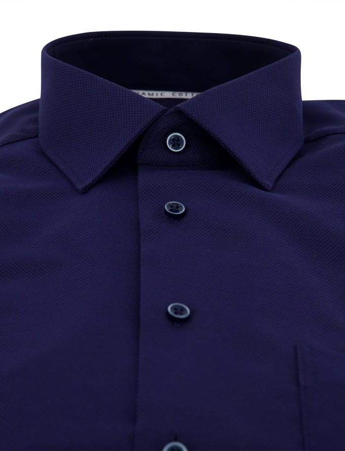 Eterna business overhemd donkerblauw